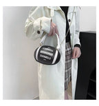 Rugby Ball Crossbody Bag