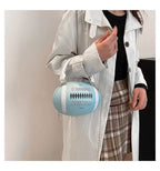 Rugby Ball Crossbody Bag