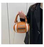 Rugby Ball Crossbody Bag