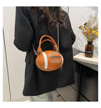 Rugby Ball Crossbody Bag