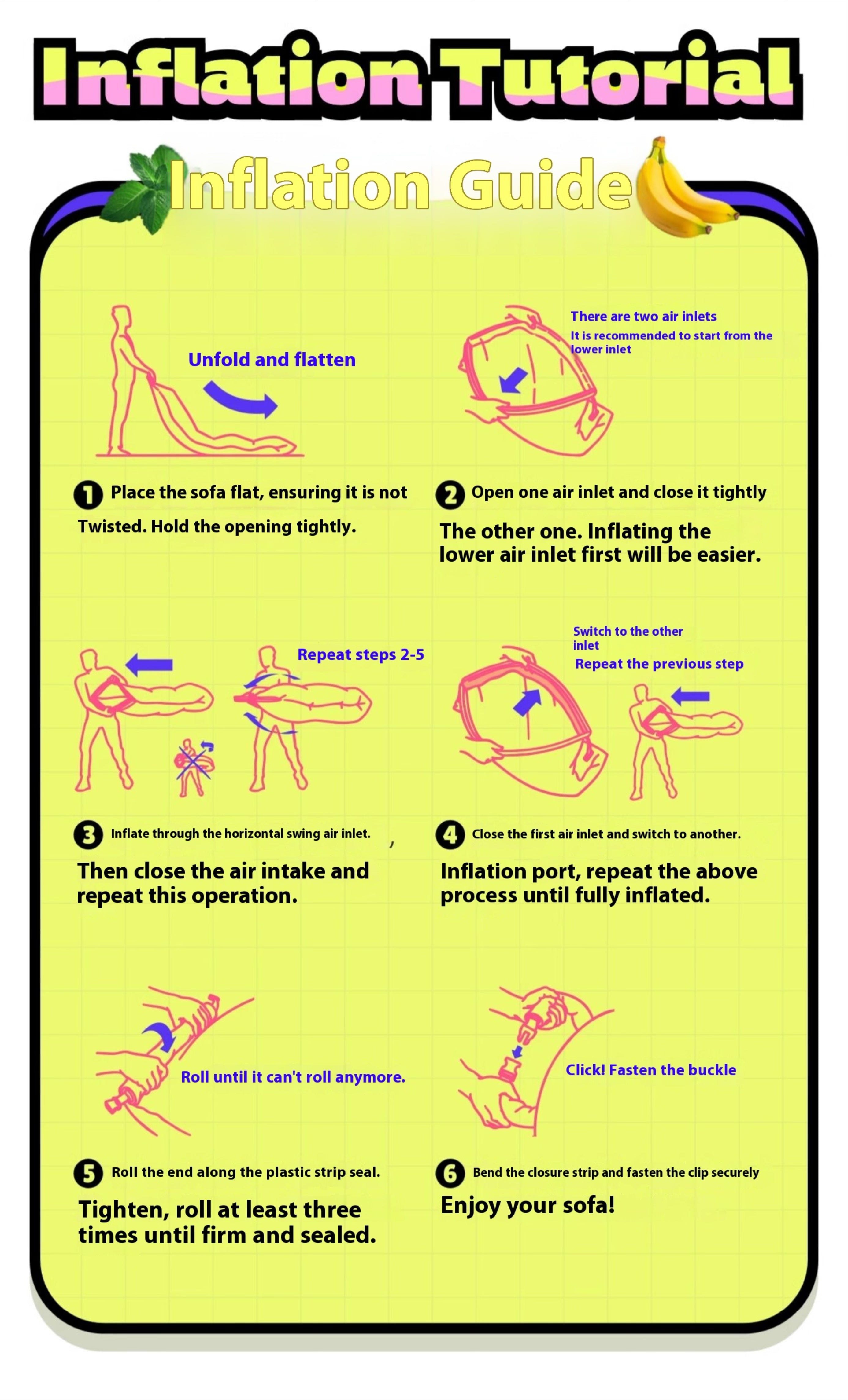 Portable Inflatable Sofa