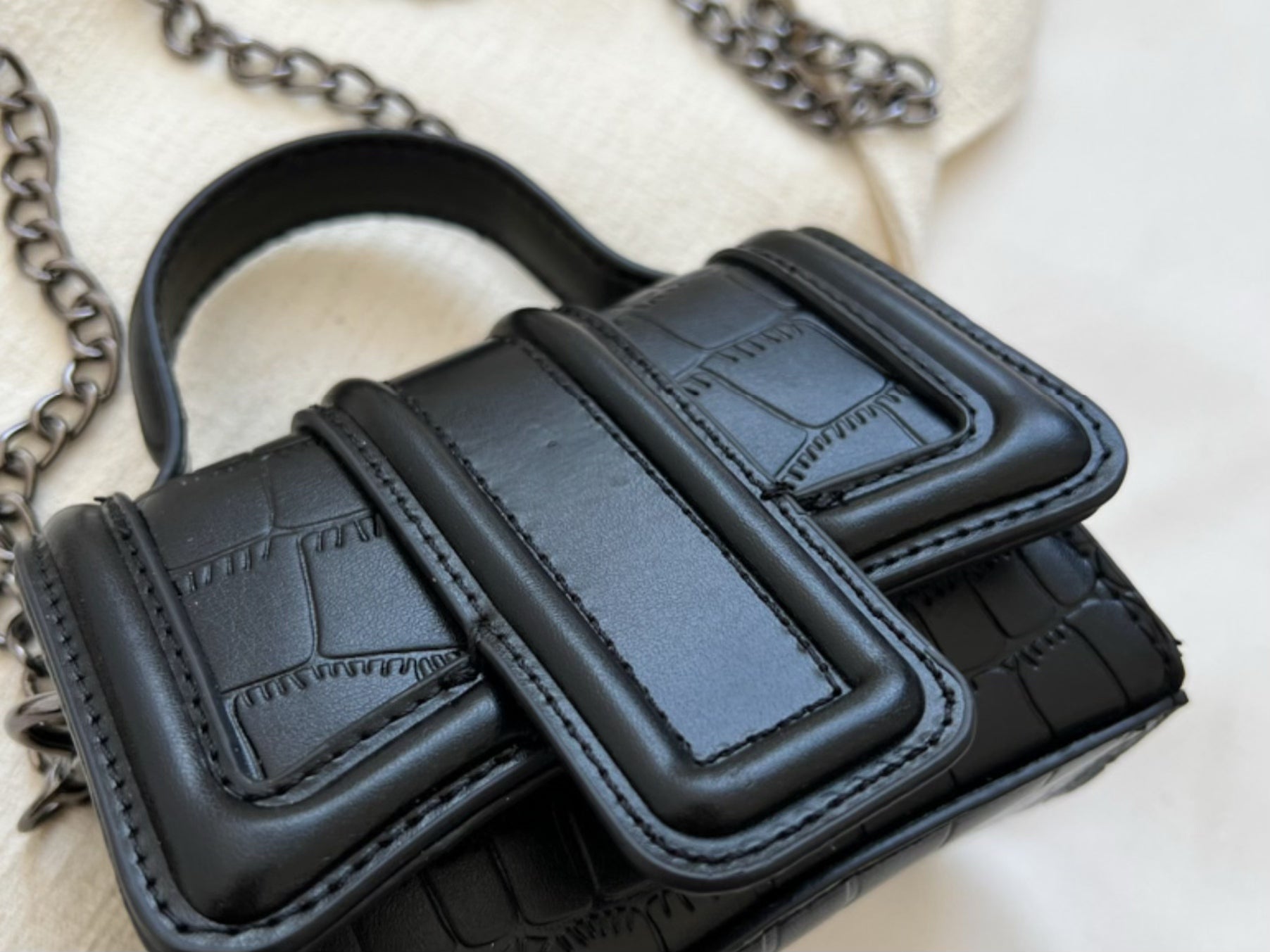 Mini Crocodile Cross Body Bag