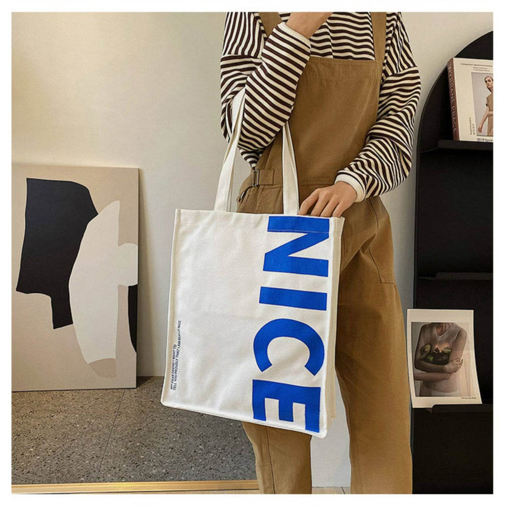 Large Capacity Canvas Casual Tote Bag