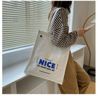 Large Capacity Canvas Casual Tote Bag