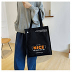 Large Capacity Canvas Casual Tote Bag
