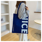 Large Capacity Canvas Casual Tote Bag