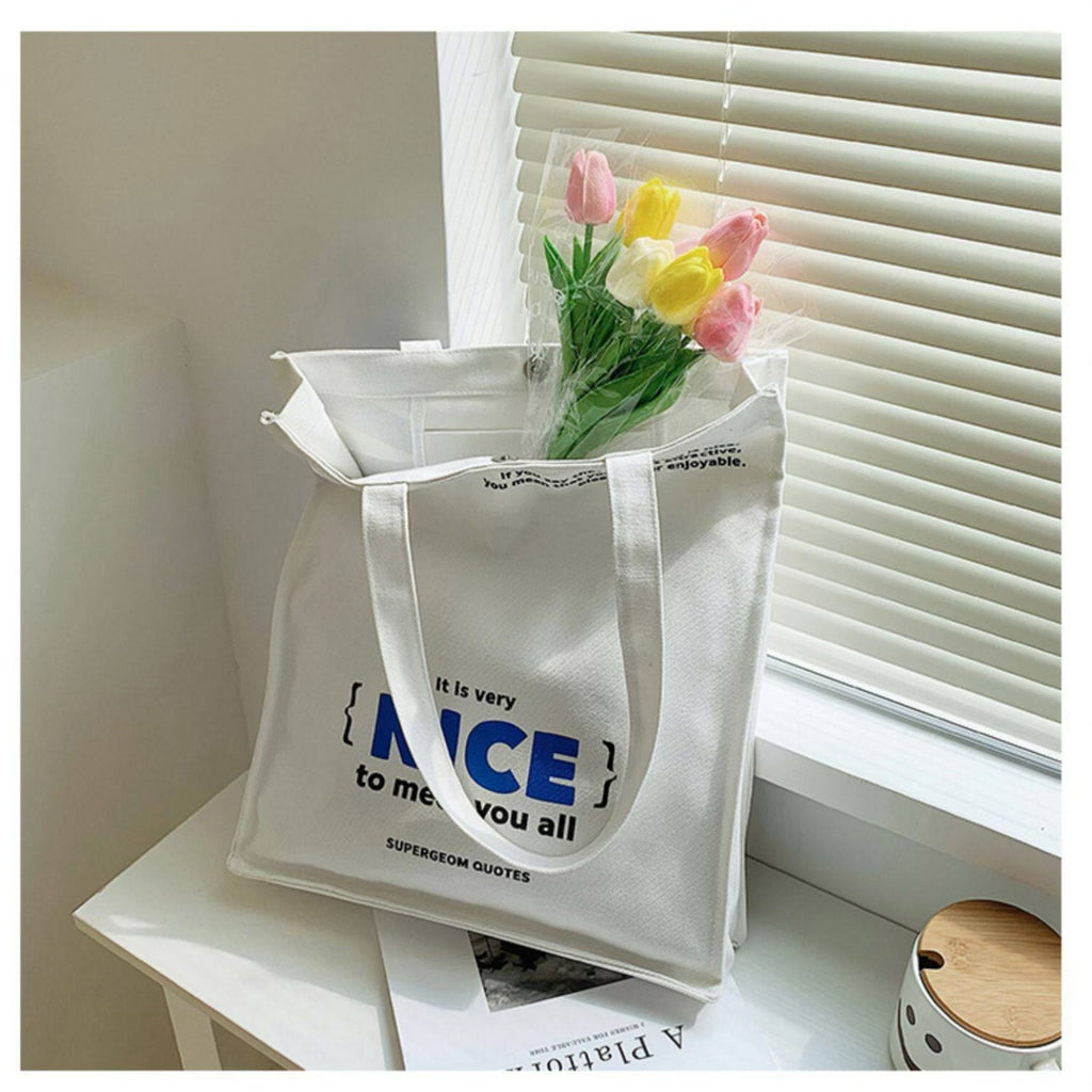 Large Capacity Canvas Casual Tote Bag
