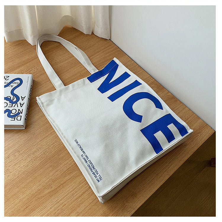 Large Capacity Canvas Casual Tote Bag