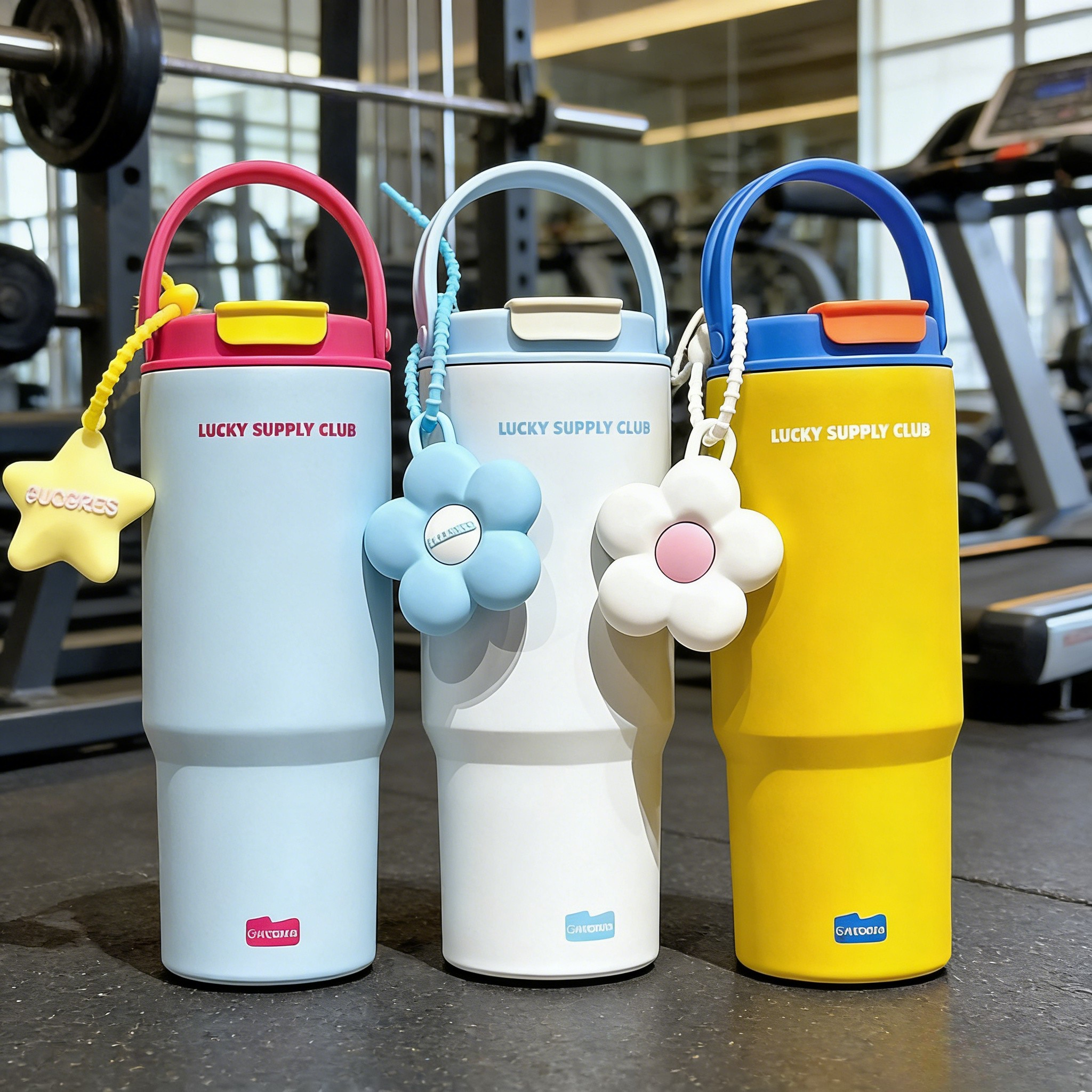 Macaron Large-capacity Sports Tumbler