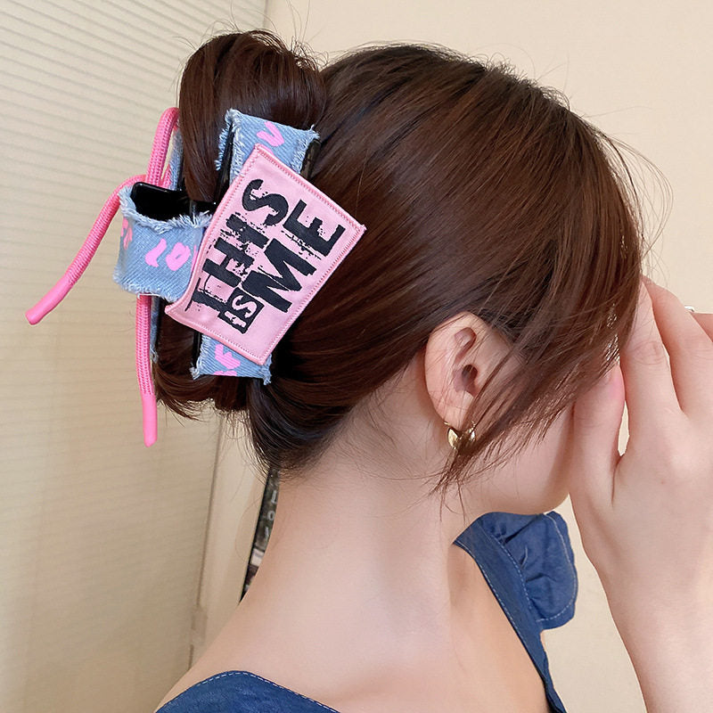 THIS IS ME Denim Hair Clip