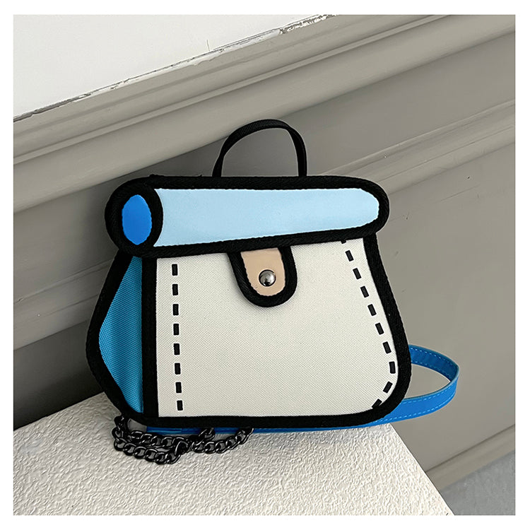 Doodle Sketch Crossbody Bag