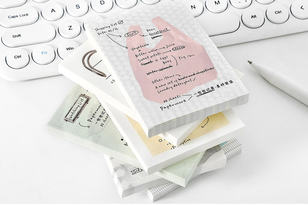 Vintage Dopamine Memo Pad Set