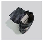 British Style Patchwork Backpack