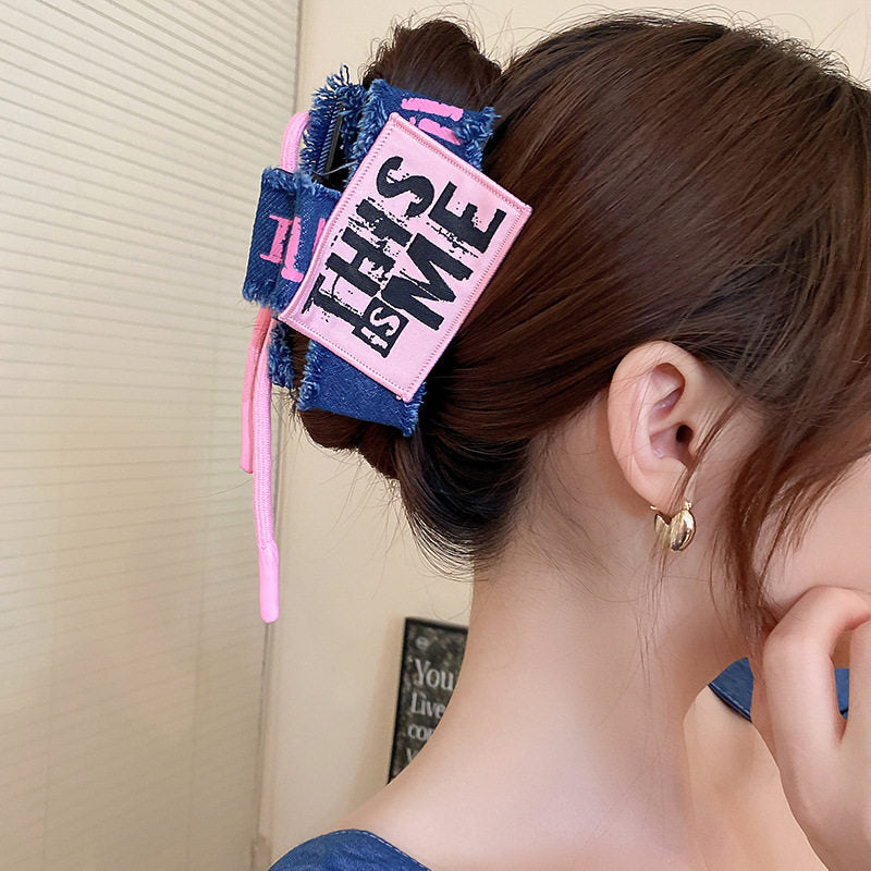 THIS IS ME Denim Hair Clip