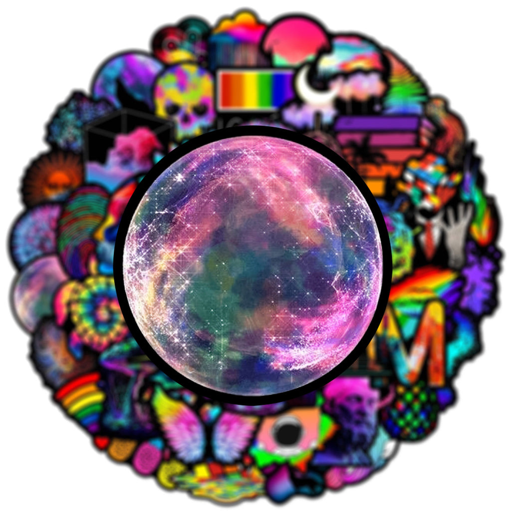 Black Pink Gothic Sticker Pack