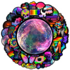 Black Pink Gothic Sticker Pack