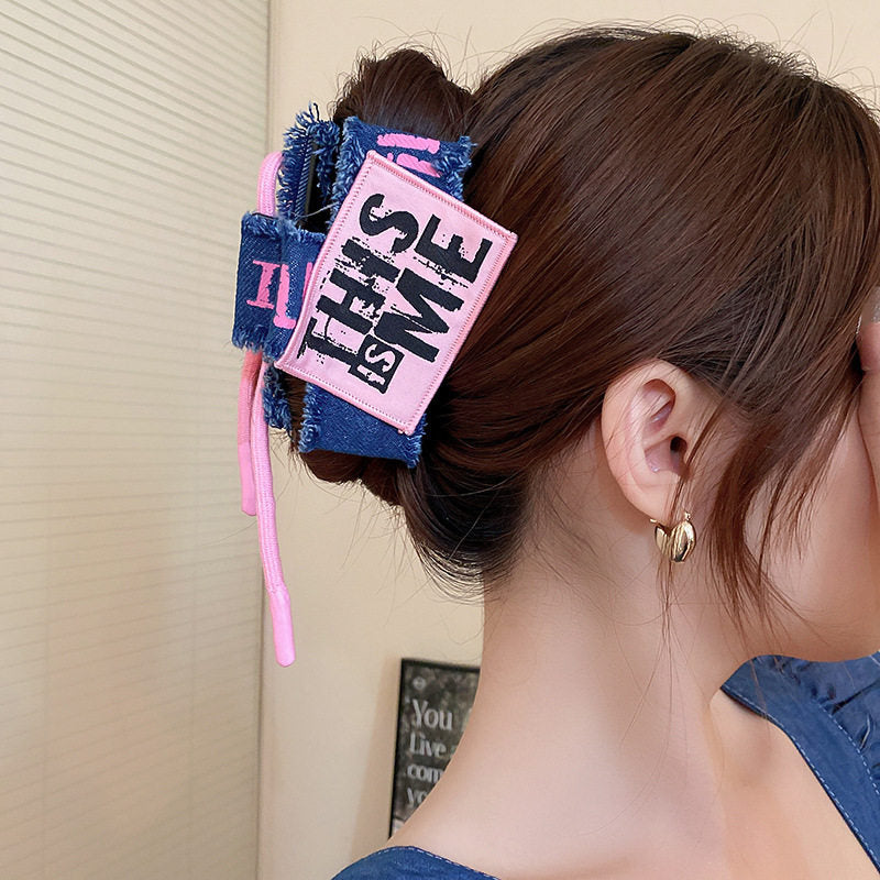 THIS IS ME Denim Hair Clip