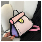 Doodle Sketch Crossbody Bag