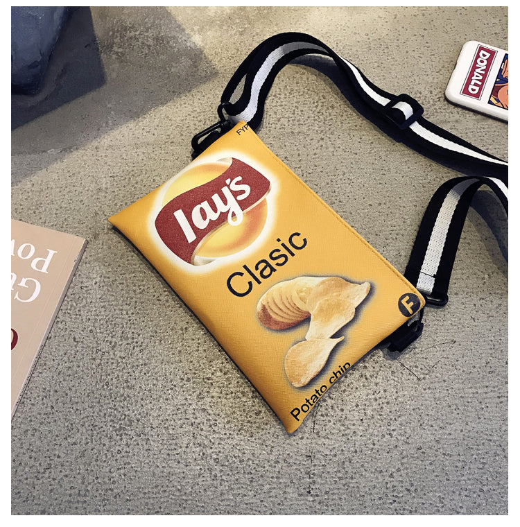 Crisp Chip Bag Novelty Sling Bag
