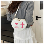 Gothic Heart Crossbody Bag