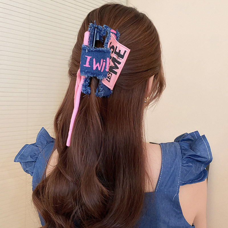 THIS IS ME Denim Hair Clip