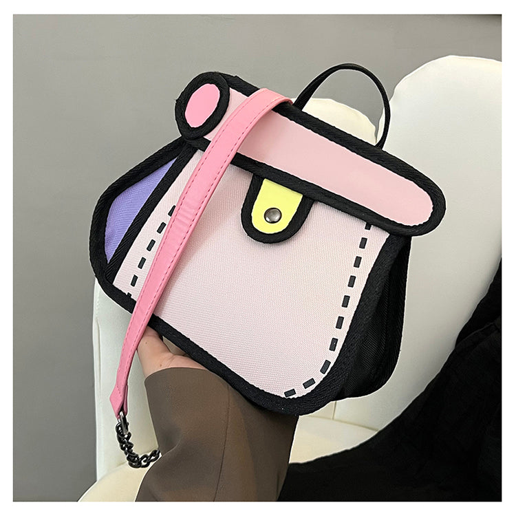 Doodle Sketch Crossbody Bag