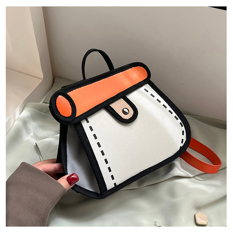 Doodle Sketch Crossbody Bag