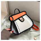 Doodle Sketch Crossbody Bag