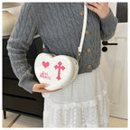 Gothic Heart Crossbody Bag