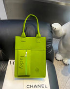 Candy Color Felt Tote Bag