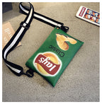 Crisp Chip Bag Novelty Sling Bag
