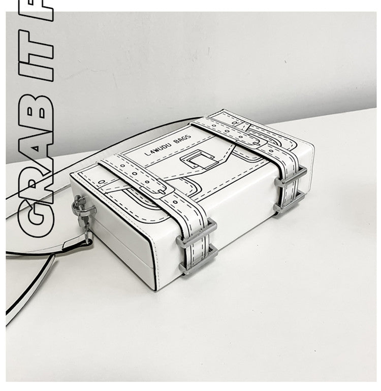 Doodle Lines Crossbody Bag