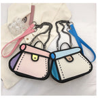 Doodle Sketch Crossbody Bag