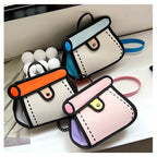 Doodle Sketch Crossbody Bag