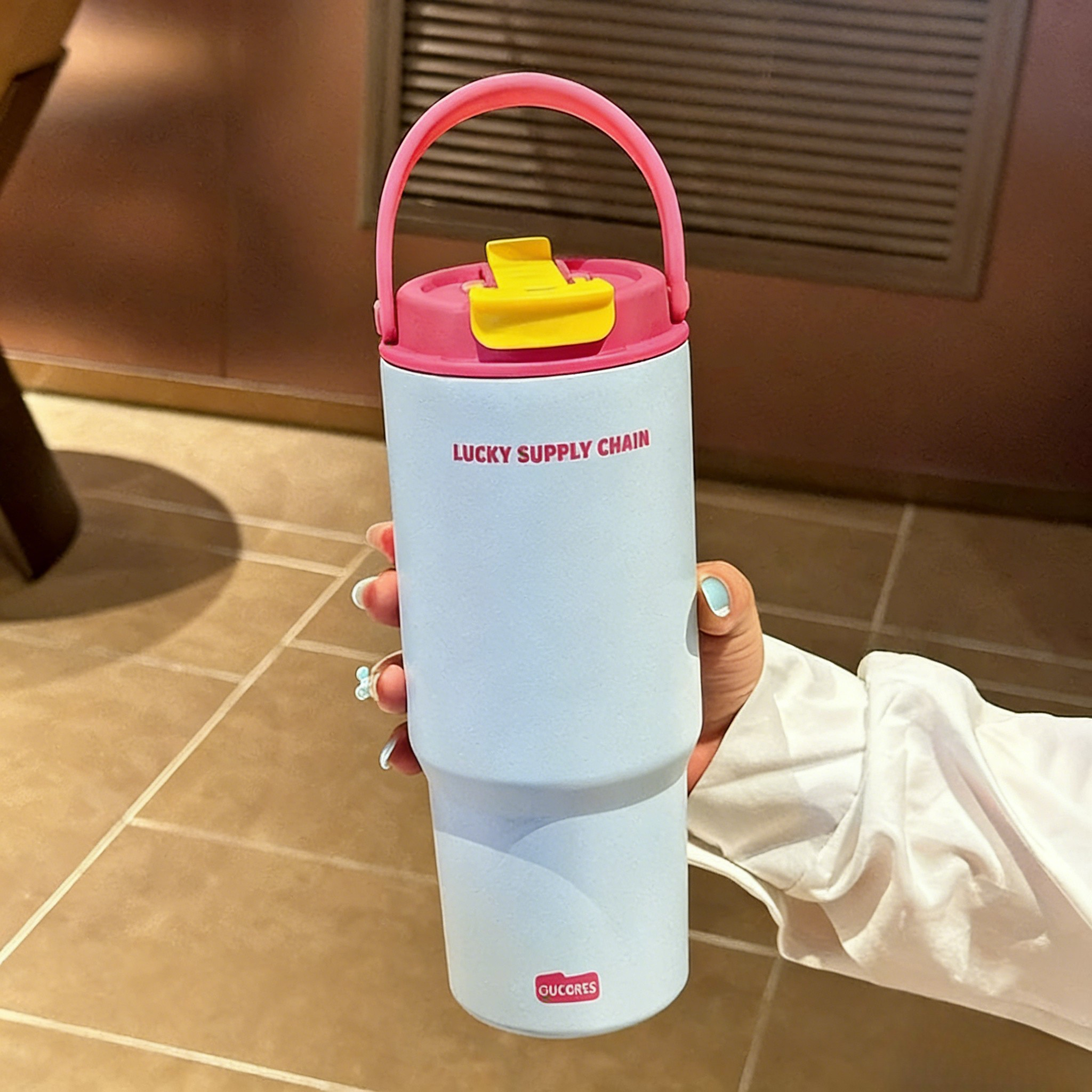 Macaron Large-capacity Sports Tumbler
