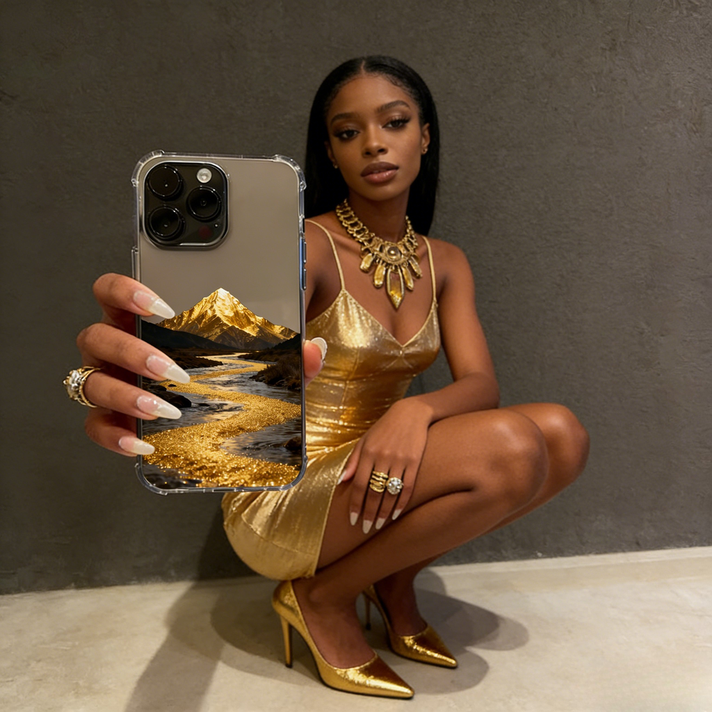 Golden Mountain Phone Case