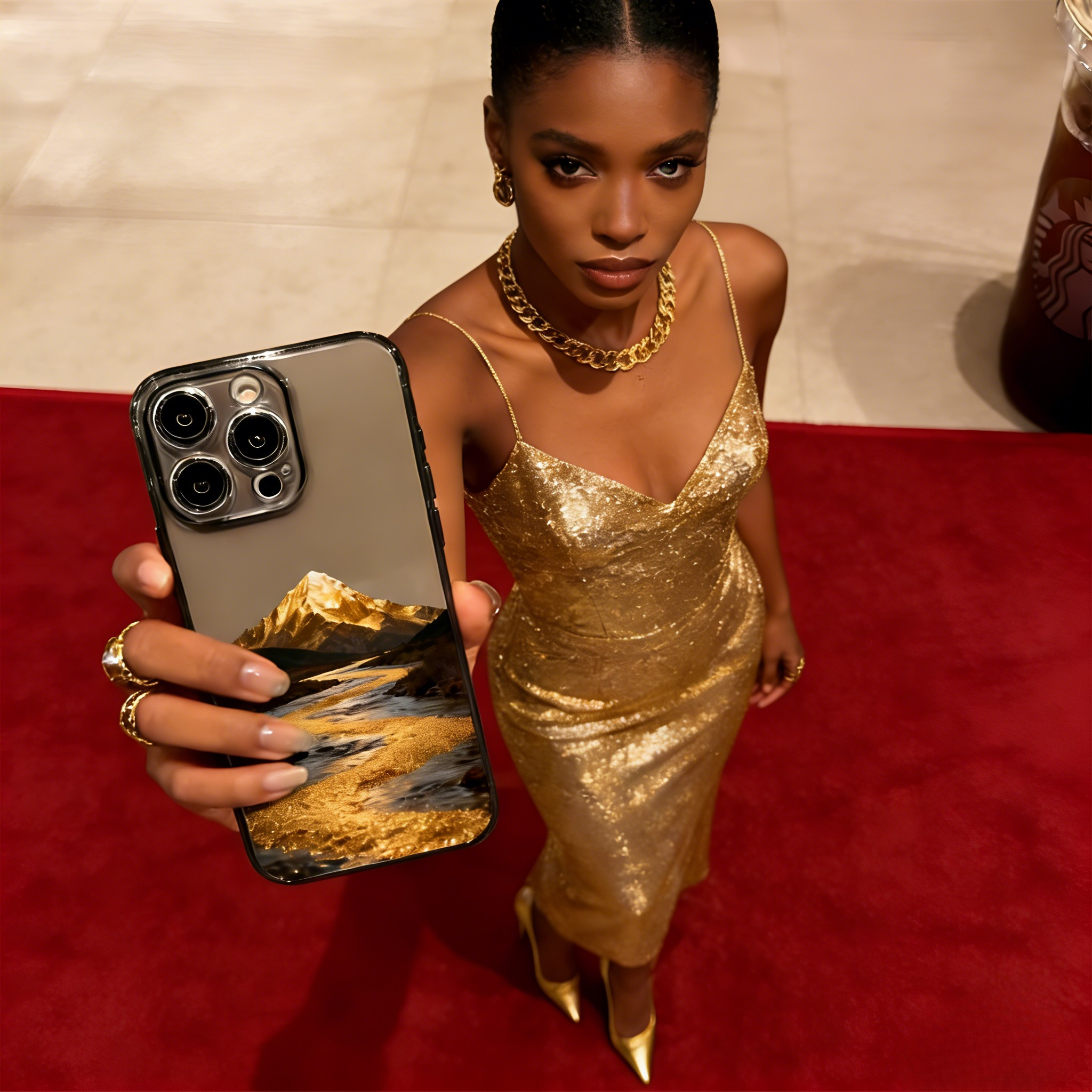 Golden Mountain Phone Case