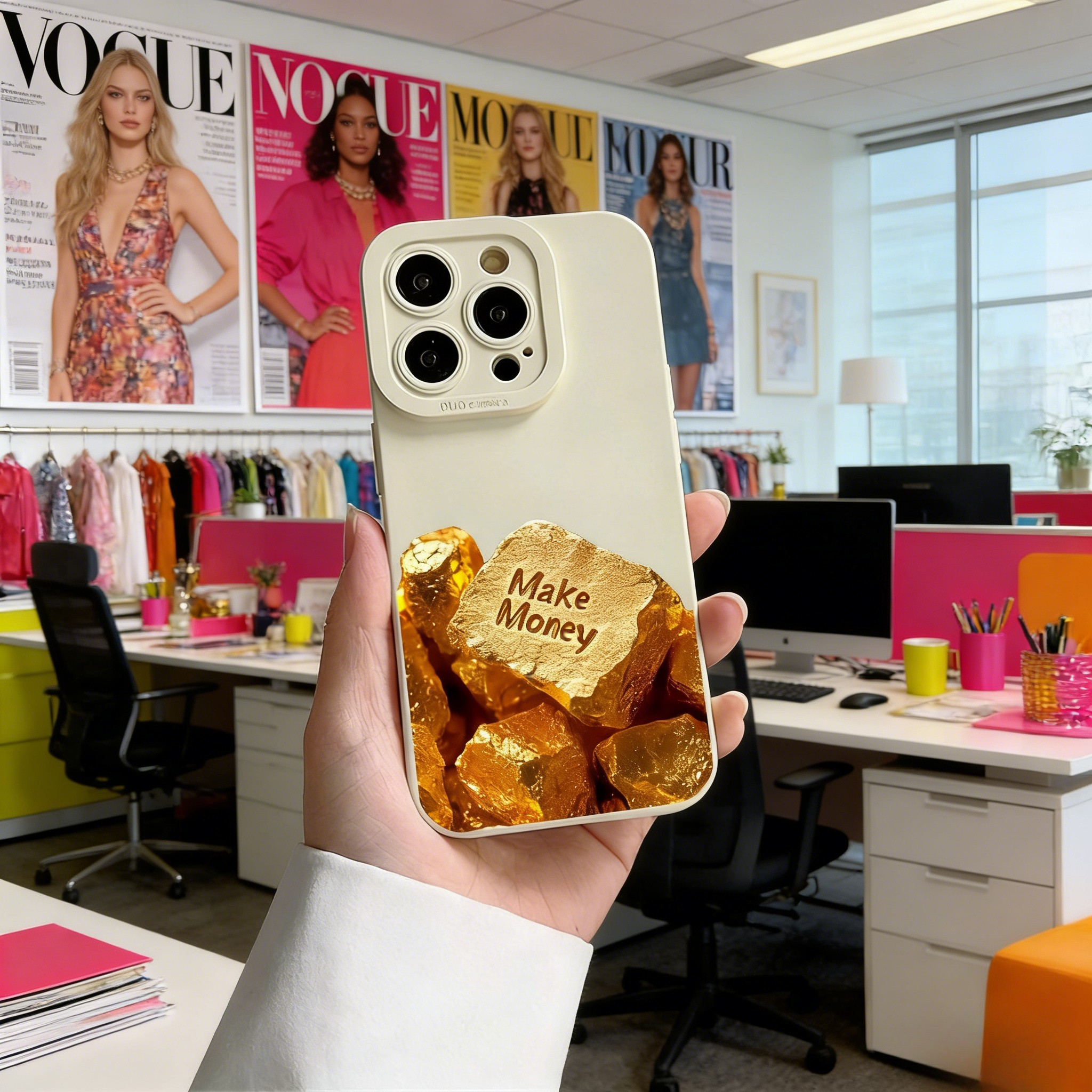 Gold Bar Mirror Phone Case