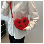 Gothic Heart Crossbody Bag