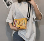 Crisp Chip Bag Novelty Sling Bag