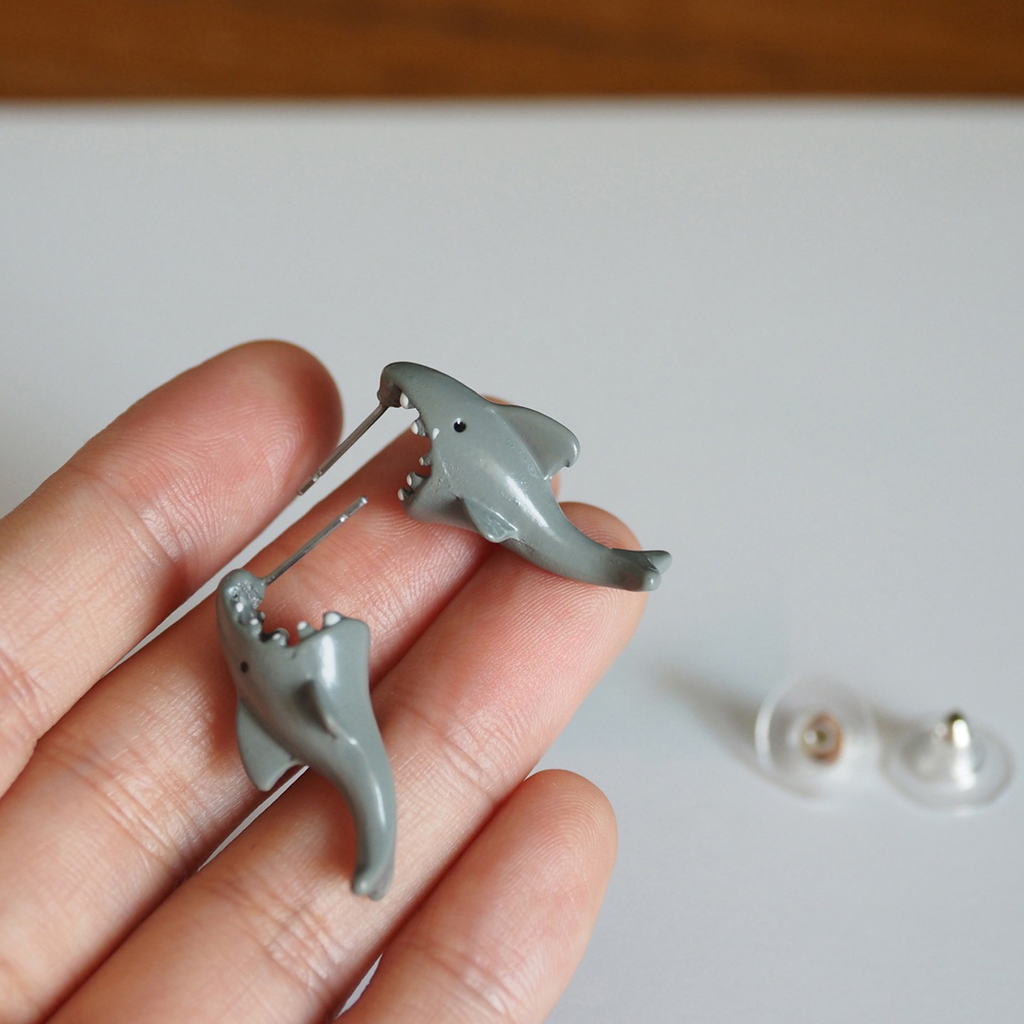 Shark Stud Earrings