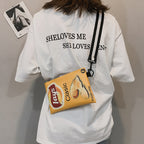 Crisp Chip Bag Novelty Sling Bag