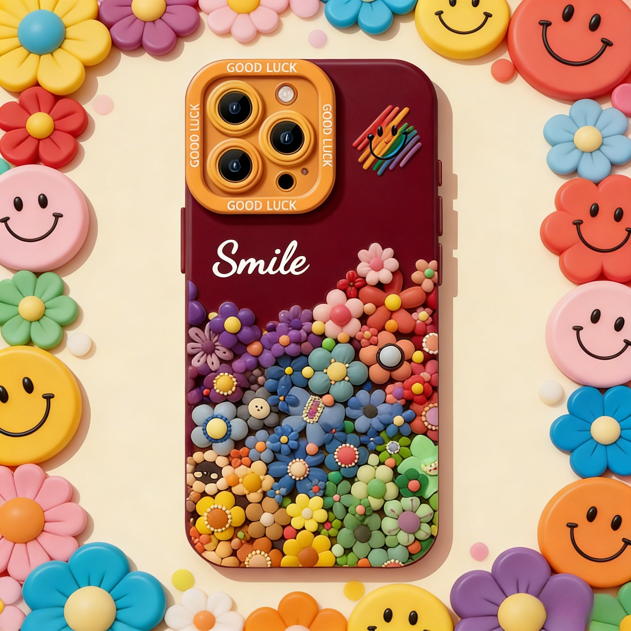 3D Effect Sunflower Phone Case