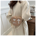 Gothic Heart Crossbody Bag