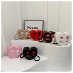 Gothic Heart Crossbody Bag