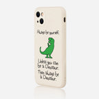 Little Dinosaur Statement Phone Case