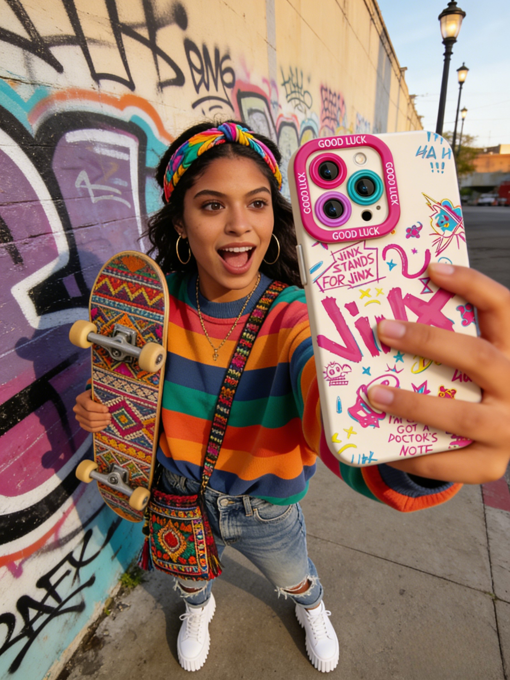 Cyberpunk Graffiti Phone Case