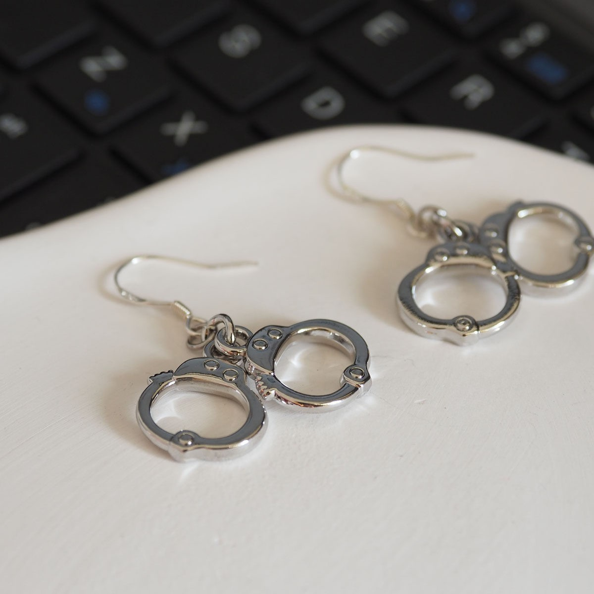 Handcuff Charm Earrings