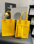 Candy Color Felt Tote Bag