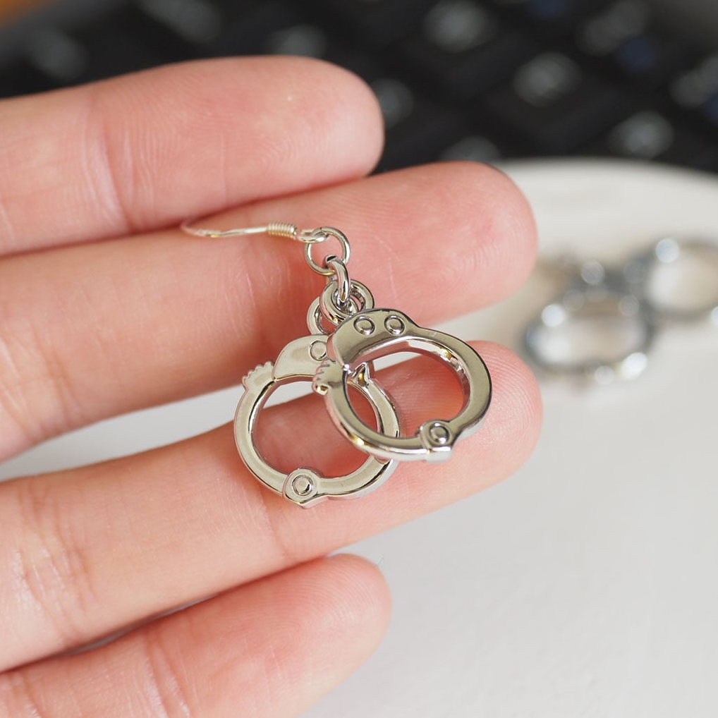 Handcuff Charm Earrings